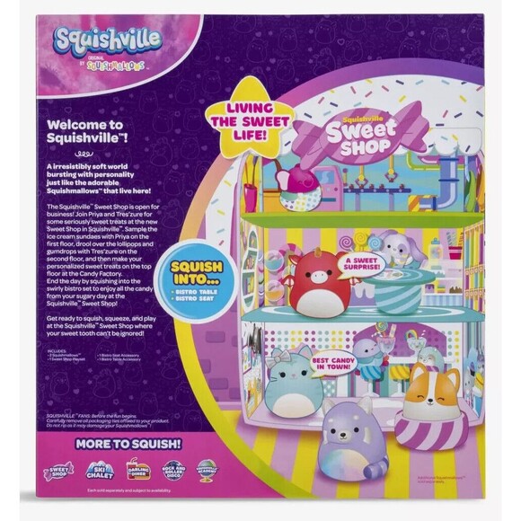 Squishmallows Squishville - Sweet Shop - Mini Plush Playset - Jazwares SQM0341 - Picture 2 of 10